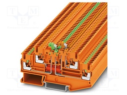 Splice terminal: rail; PA; L: 45.8mm; terminals: 4; W: 5.2mm