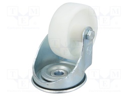 Transport wheel; Ø: 80mm; W: 32mm; H: 105mm; torsional; 110kg