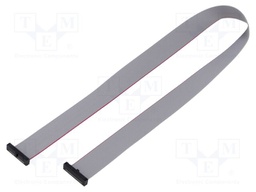 Ribbon cable with IDC connectors; Tape ph: 0.64mm; 457.2mm