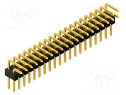 Connector: pin strips; pin header; male; PIN: 40; 2.54mm; THT; 2x20