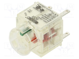 Contact block; -30÷70°C; IP00; Contacts: NC + NO; 3mm