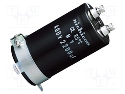 Capacitor: electrolytic; 6800uF; 450V; Leads: screw; 2000h; LNY