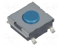 Microswitch TACT; SPST-NO; Pos: 2; 0.05A/24VDC; SMT; none; 2.55N