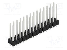 Connector: pin strips; pin header; male; PIN: 28; 2.54mm; THT; 2x14