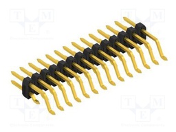 Connector: pin strips; pin header; male; PIN: 28; 2mm; SMT; 2x14