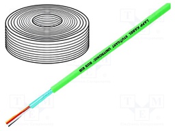 Wire; EiB/KNX,PROFIBUS,air-conditioning technology; 2x2x0,8mm2