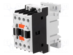 Contactor: 3-pole; NO x3; Auxiliary contacts: NC; 24VAC; 25A; DIN