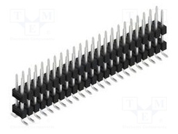 Connector: pin strips; pin header; male; PIN: 46; 2.54mm; SMT; 2x23