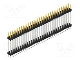 Connector: pin strips; pin header; male; PIN: 68; 2.54mm; SMT; 2x34
