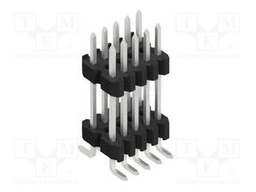 Connector: pin strips; pin header; male; PIN: 10; 1.27mm; SMT; 2x5