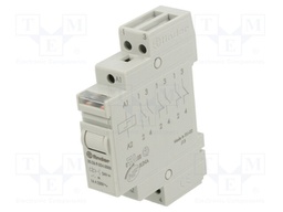 Relay: installation; bistable; NO x2; Ucoil: 24VDC; DIN; 16A; IP20