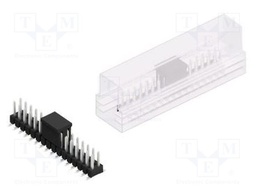 Connector: pin strips; pin header; male; PIN: 32; 2.54mm; SMT; 2x16