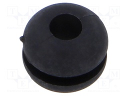 Grommet; black; UL94HB; TPR