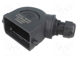 Enclosure: for rectangular connectors; Han Eco B; for cable