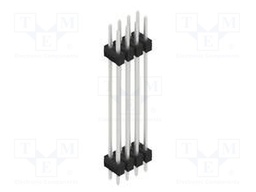 Connector: pin strips; pin header; male; PIN: 8; 2.54mm; THT; 2x4