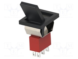 ROCKER; SP3T; Pos: 3; ON-OFF-ON; 5A/125VAC; 5A/28VDC; none