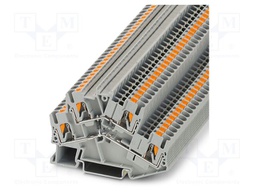 Splice terminal: rail; PA; terminals: 4; W: 5.2mm; H: 78mm; Body: grey