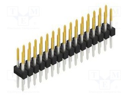 Connector: pin strips; pin header; male; PIN: 32; 2.54mm; THT; 2x16