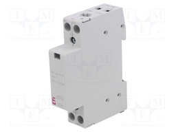 Contactor: 2-pole installation; NC x2; 24VAC; 25A; DIN; R