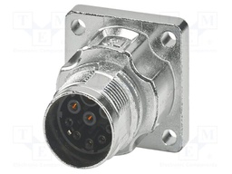 Connector: M17; socket; M17 PRO; PIN: 9(5+4); 630V; 3.6A,14A; IP67