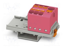Splice terminal: rail; 32A; 800V; push-in; PA; 0.2÷6mm2; W: 28.6mm