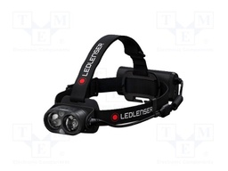 Torch: LED headtorch; 20h; 200lm,800lm,1600lm,3500lm; black; IP68