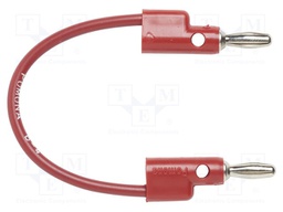 Test lead; 100mm; red; 15A; 5kVAC