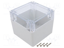 Enclosure: multipurpose; X: 105mm; Y: 105mm; Z: 90mm; ZP; ABS; gasket