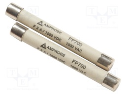 Fuse; 2A; 1.5kV; Works with: HD110C,HD160C; 2pcs.