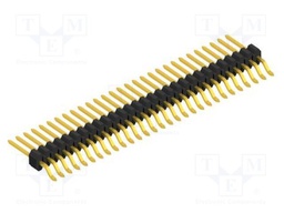 Connector: pin strips; pin header; male; PIN: 29; 1.27mm; SMT; 1x29