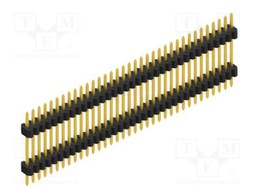 Connector: pin strips; pin header; male; PIN: 35; 1.27mm; THT; 1x35