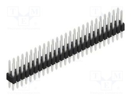 Connector: pin strips; pin header; male; PIN: 52; 1.27mm; THT; 2x26
