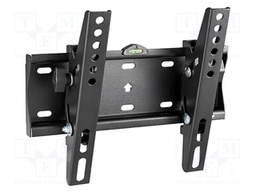 Holder; for wall mounting; 30kg; 23÷42"; black