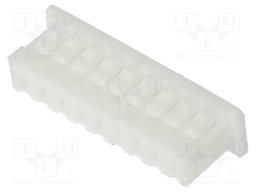 Plug; wire-board; female; 1.25mm; PIN: 9; w/o contacts; for cable