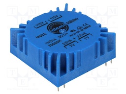 Transformer: encapsulated; 5VA; 115/230VAC; 7V; 7V; 357mA; 357mA
