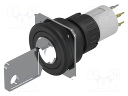 Switch: rotary with key; 22mm; Stabl.pos: 1; NC + NO; Pos: 2; 51