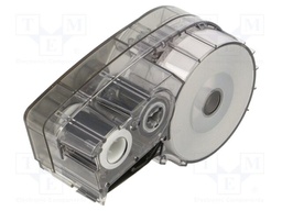 Tape; 9.53mm; 6.4m; grey; Character colour: black; self-adhesive