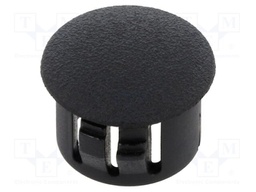 Accessories: stopper; H: 10.3mm; push-in,snap-fastener; black