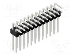 Connector: pin strips; pin header; male; PIN: 24; 2.54mm; THT; 2x12