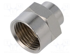 Muff; reductive; Mat: nickel plated brass; 300°C