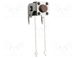 Microswitch TACT; SPST-NO; Pos: 2; 0.05A/12VDC; THT; none; 1N; round