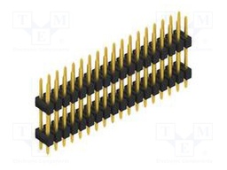 Connector: pin strips; pin header; male; PIN: 36; 2.54mm; THT; 2x18