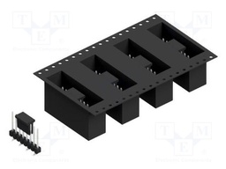 Connector: pin strips; pin header; male; PIN: 8; 2.54mm; SMT; 1x8