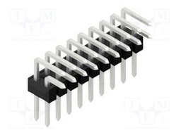 Connector: pin strips; pin header; male; PIN: 18; 2.54mm; THT; 2x9