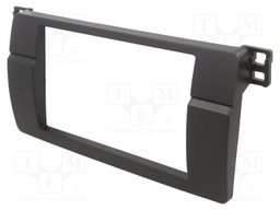 Radio mounting frame; BMW; 2 DIN; black