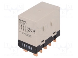 Relay: electromagnetic; 4PST-NO; Ucoil: 24VDC; 25A; Series: G7J