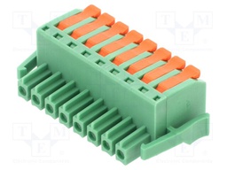 Connector: pluggable terminal block; plug; female; PL; 10A; 300V