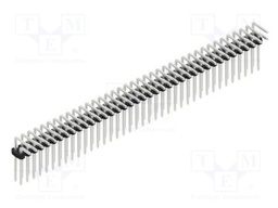 Connector: pin strips; pin header; male; PIN: 76; 2mm; THT; 2x38