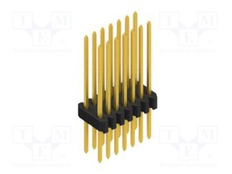 Connector: pin strips; pin header; male; PIN: 14; 1.27mm; THT; 2x7