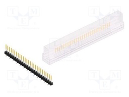 Connector: pin strips; pin header; male; PIN: 27; 2.54mm; SMT; 1x27
